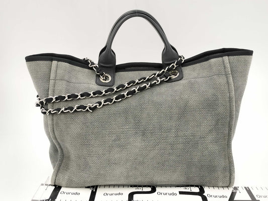 CHANEL Coco Mark Deauville Tote Bag with Seal and Warranty, No. 16 Dust Bag