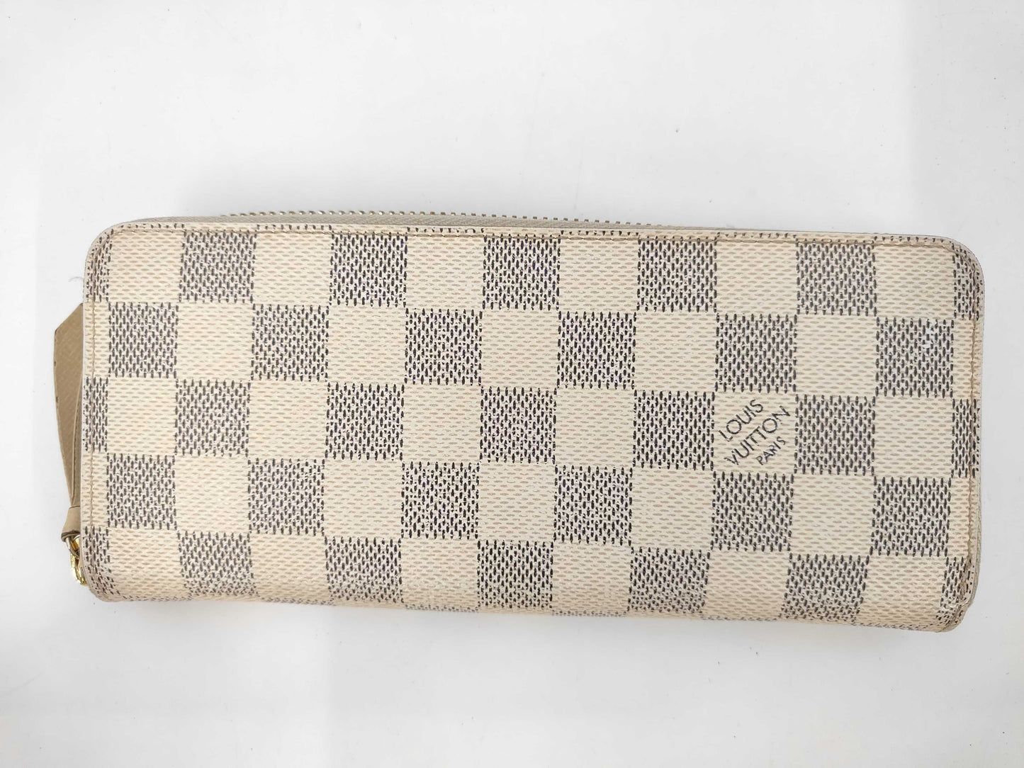 LOUIS VUITTON Azur Zippered Clemence Wallet