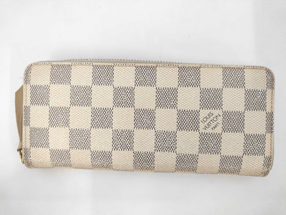 LOUIS VUITTON Azur Zippered Clemence Wallet
