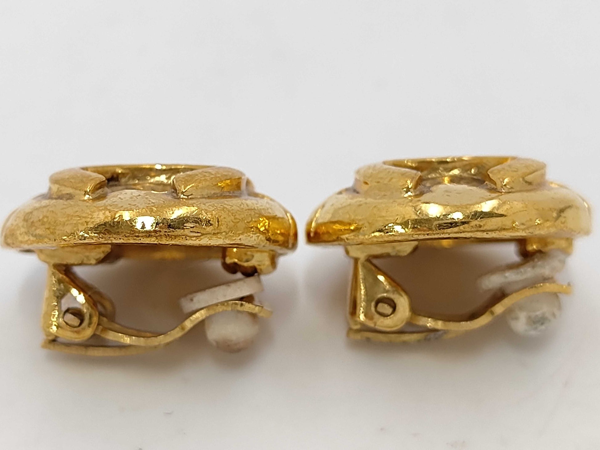 CHANEL Coco Mark Gold Earrings