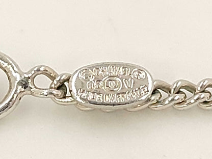 CHANEL Coco Mark White Necklace