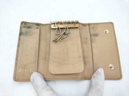 CHANEL 6-ring key case/key holder