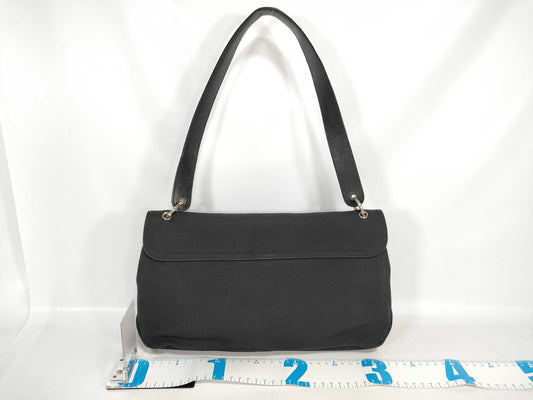 Salvatore Ferragamo Vara Canvas One-Shoulder Shoulder Bag