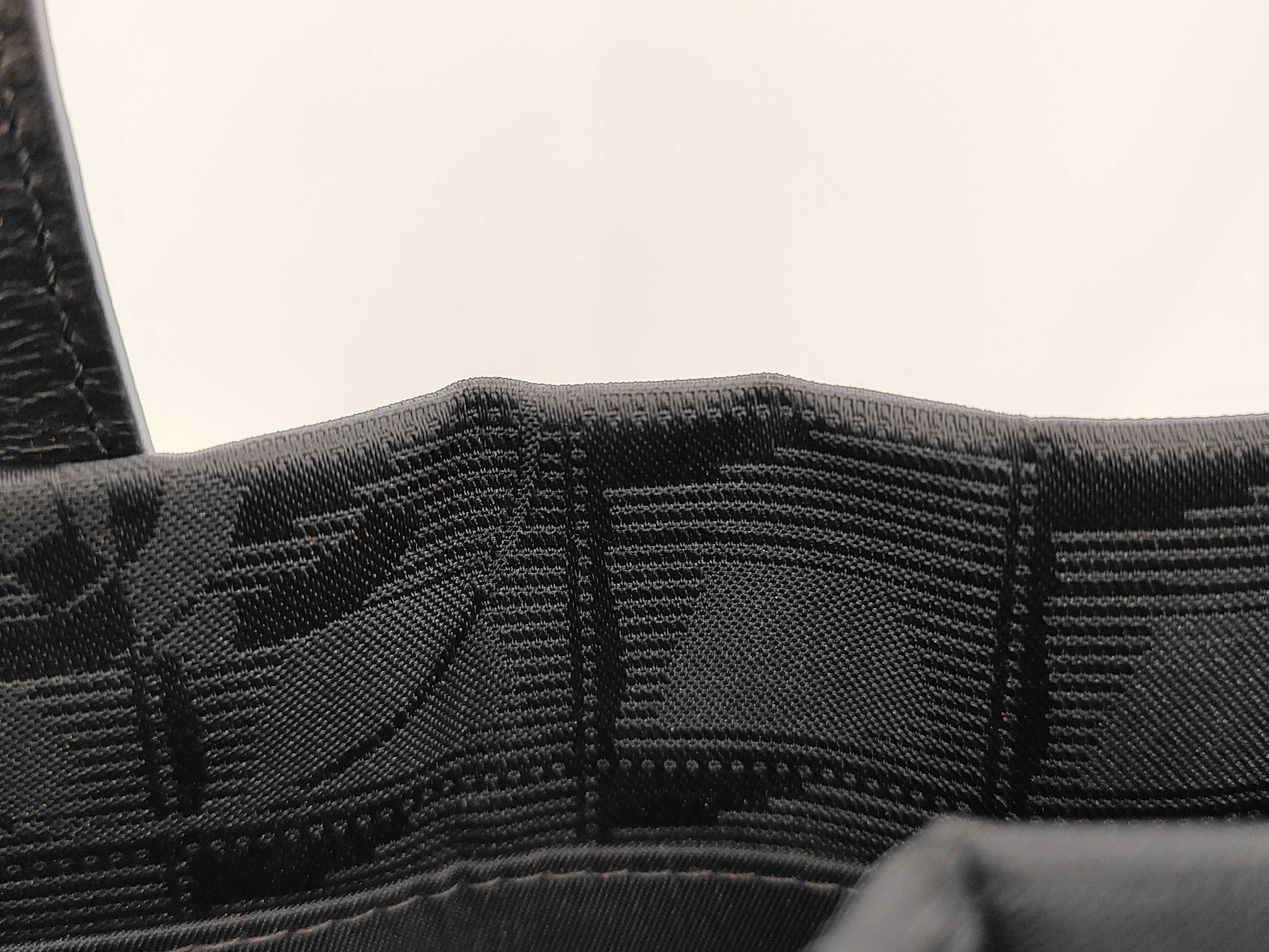 CHANEL New Travel MM Nylon Leather Tote Bag with Serial Number Card