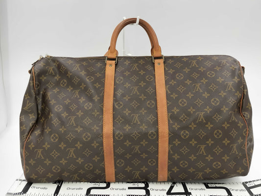 LOUIS VUITTON Louis Vuitton Keepall Bandouliere 55 Boston Bag