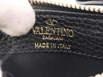 VALENTINO All Leather Coin Case