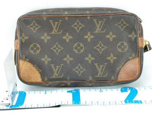 LOUIS VUITTON Monogram Marly Dragonne Second Bag
