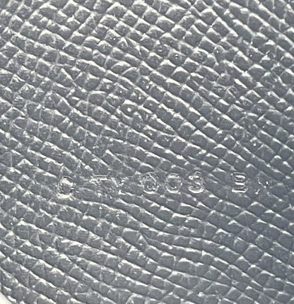 HERMES C engraved card case, pass case, business card holder