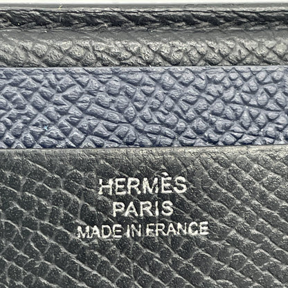 HERMES C engraved card case, pass case, business card holder