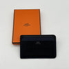 HERMES C engraved card case, pass case, business card holder