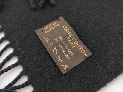 LOUIS VUITTON LOUIS VUITTON Louis Vuitton Cashmere Stole Echarpe Baroda M71295 Scarf