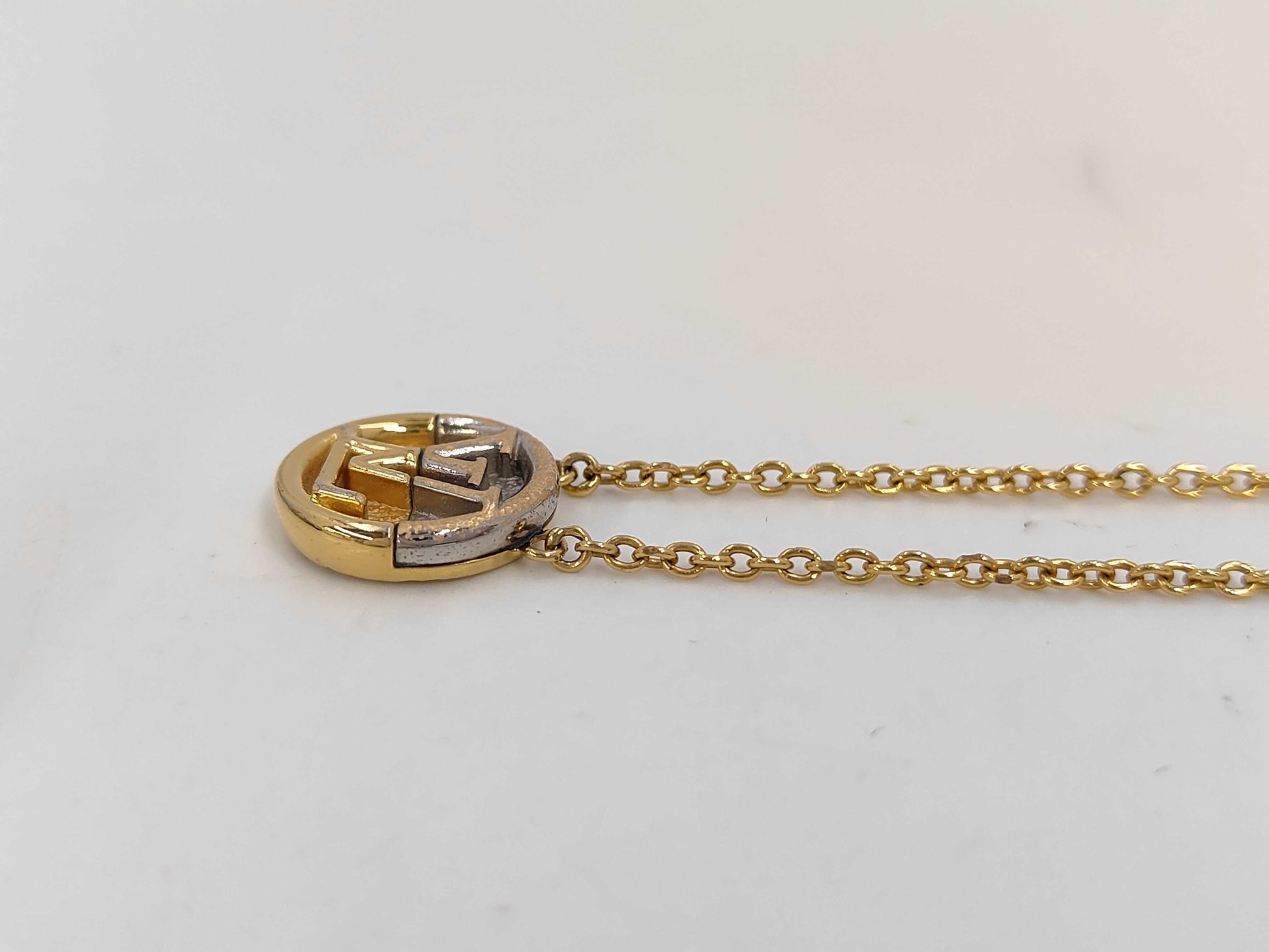 LOUIS VUITTON Louis Vuitton Pendant Necklace Collier LtoV M69643 Necklace
