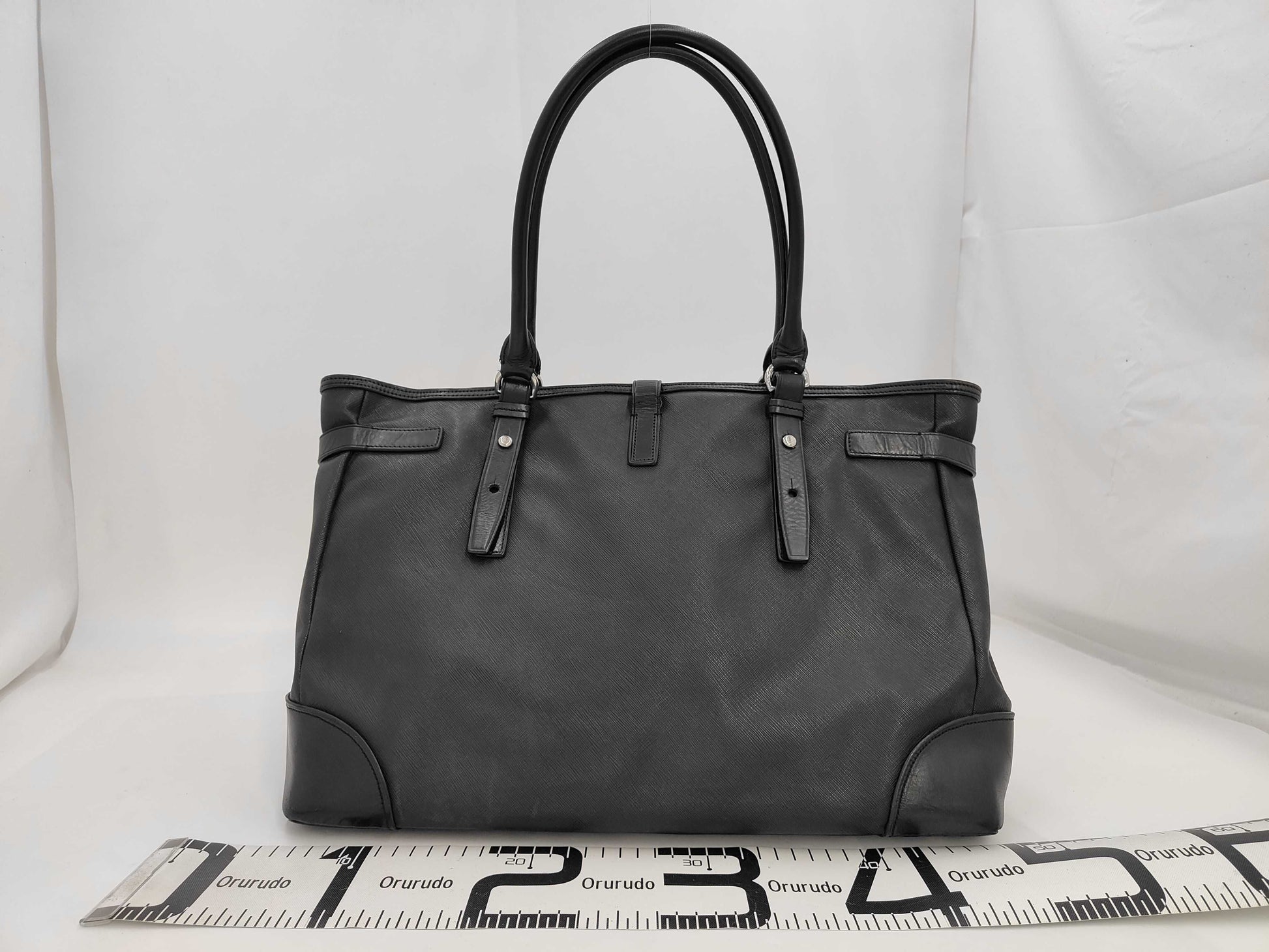 TUMI TUMI All Leather Briefcase Tote Bag