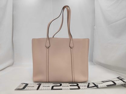 Tory Burch Leather Tote Bag with Perry Charm, Large Size, Excellent Condition