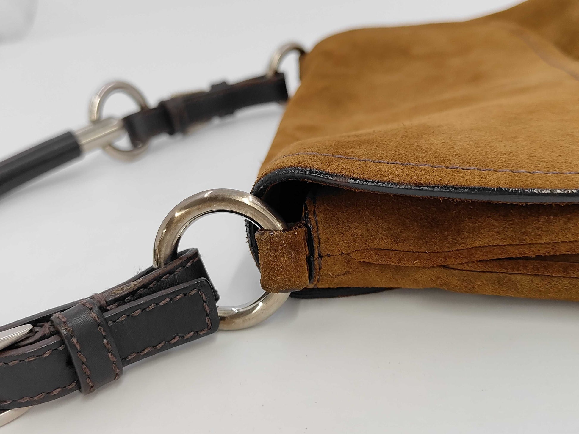 PRADA Prada suede handbag bag