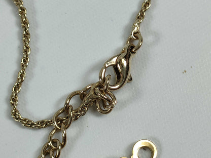 Dior Gold Pearl Necklace