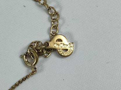 Dior Gold Stone Necklace