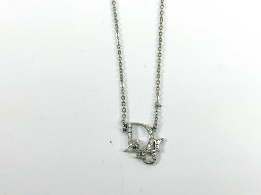Dior Silver Logo Necklace