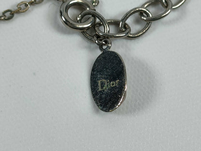 Dior Silver Logo Necklace