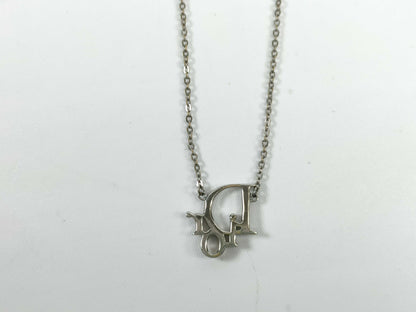 Dior Silver Logo Necklace