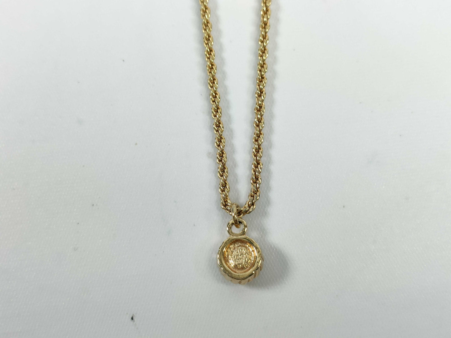 Dior Gold Stone Necklace