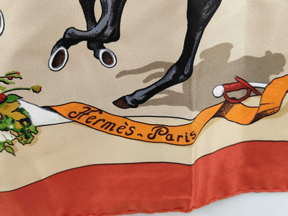 HERMES Carré 90 Plaza de Toros Bullring Scarf