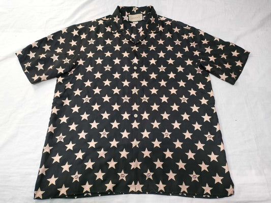 GUCCI Interlocking G Star Bowling Shirt