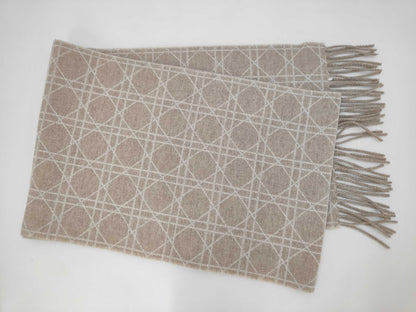 Dior Cannage Cashmere Scarf