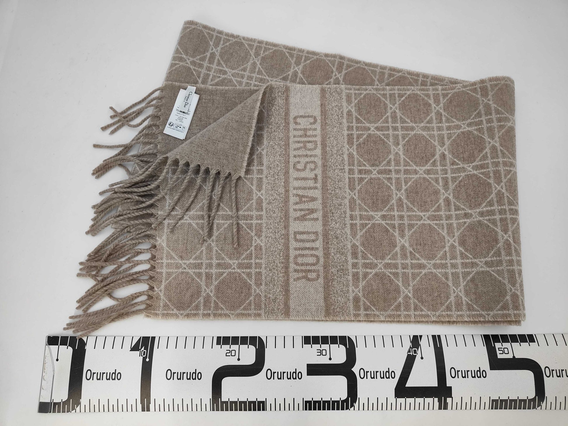 Dior Cannage Cashmere Scarf