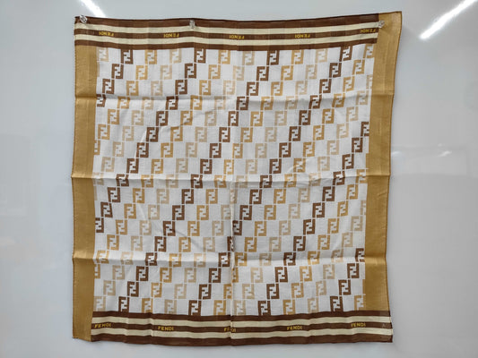 FENDI Zucca pattern handkerchief and other accessories