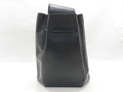 LOUIS VUITTON Epi Louis Vuitton Epi Shoulder Bag Sac Ado Noir Shoulder Bag