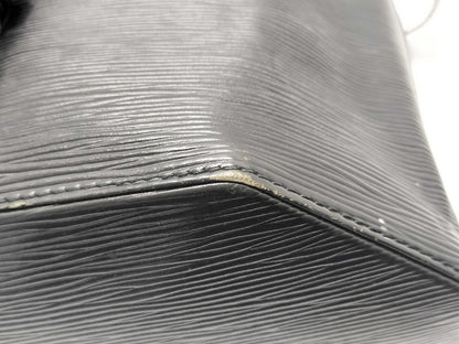 LOUIS VUITTON Epi Louis Vuitton Epi Shoulder Bag Sac Ado Noir Shoulder Bag