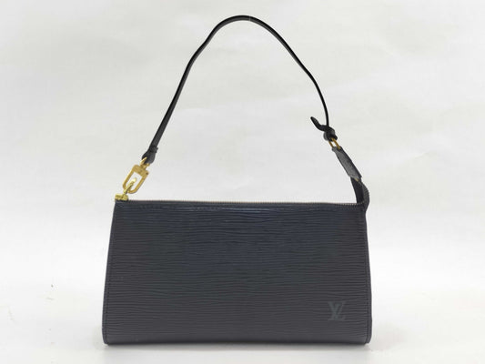 LOUIS VUITTON Epi Pochette Accessoires Black Pouch