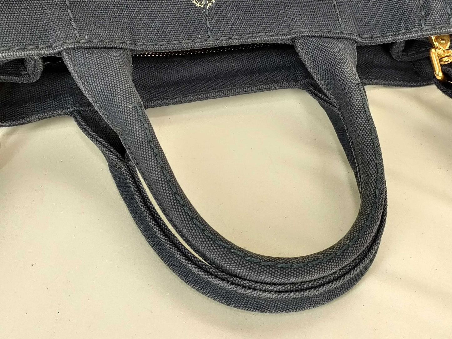 PRADA Canapa 2-Way Shoulder/Handbag in Denim, 1BG439