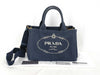 PRADA Canapa 2-Way Shoulder/Handbag in Denim, 1BG439