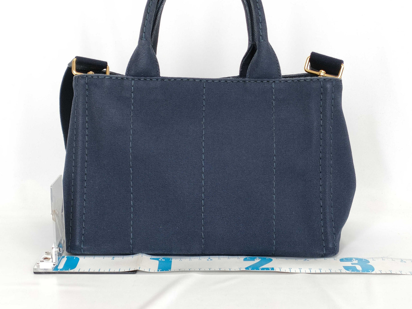 PRADA Canapa 2-Way Shoulder/Handbag in Denim, 1BG439