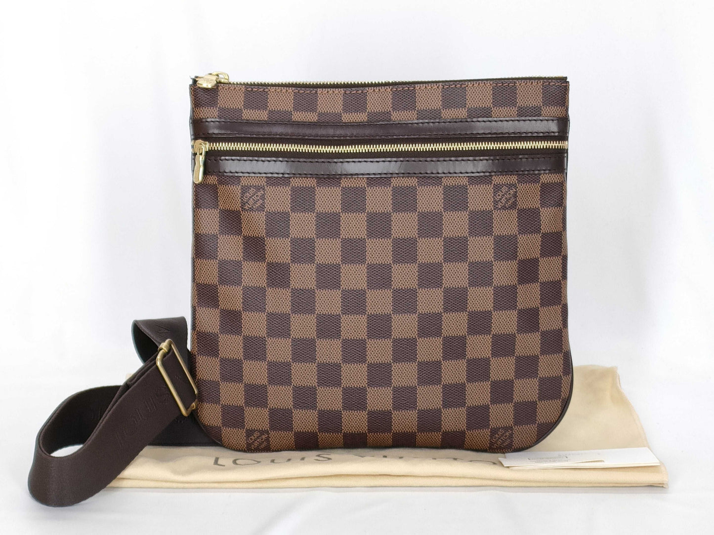 LOUIS VUITTON Damier Pochette Bosphor Shoulder Bag 