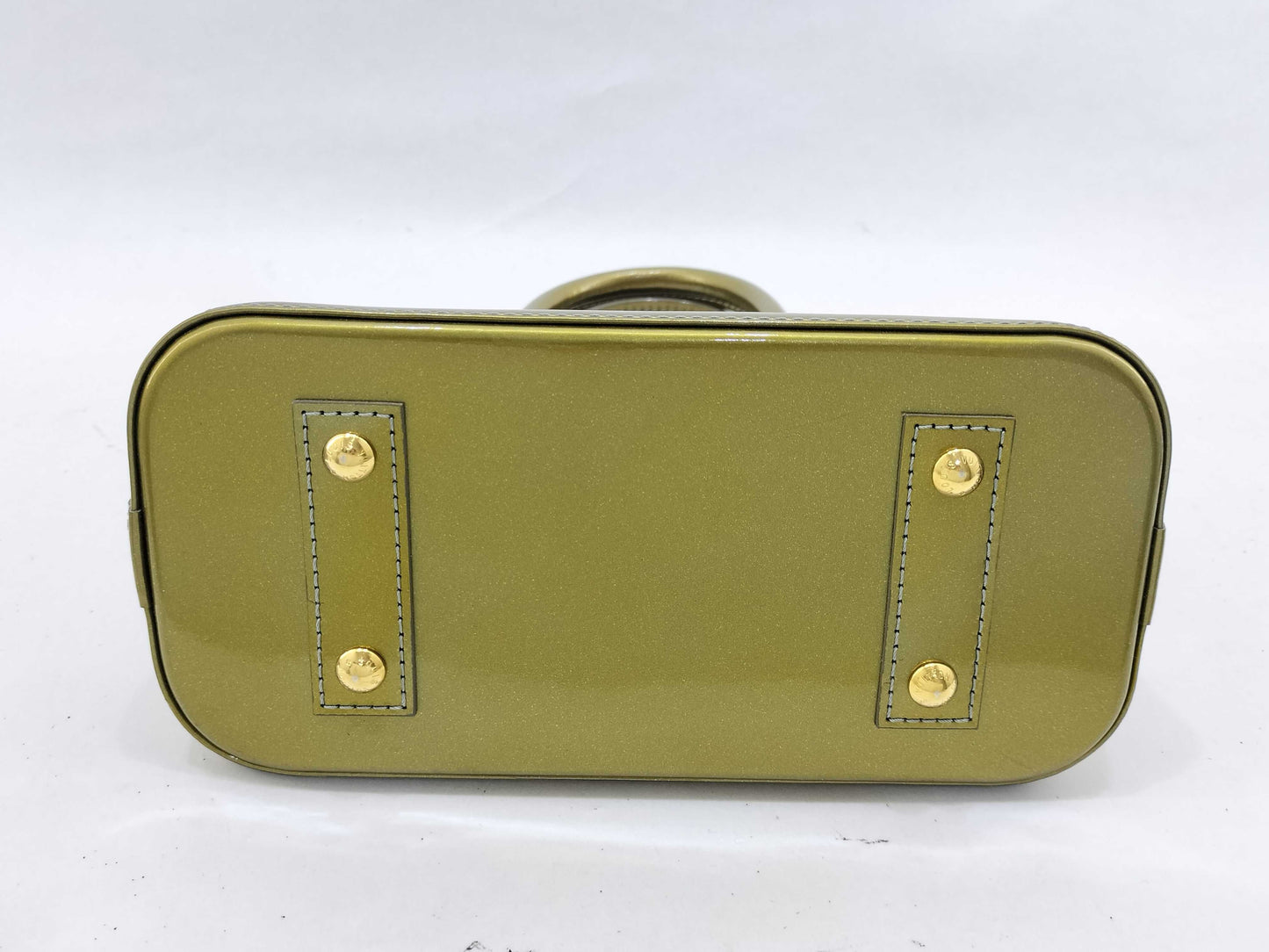 LOUIS VUITTON Vernis Alma BB Zible 2-Way Handbag 