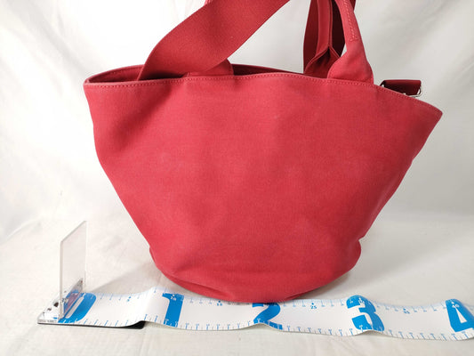 PRADA Prada Canapa 2-way shoulder bag, red, handbag