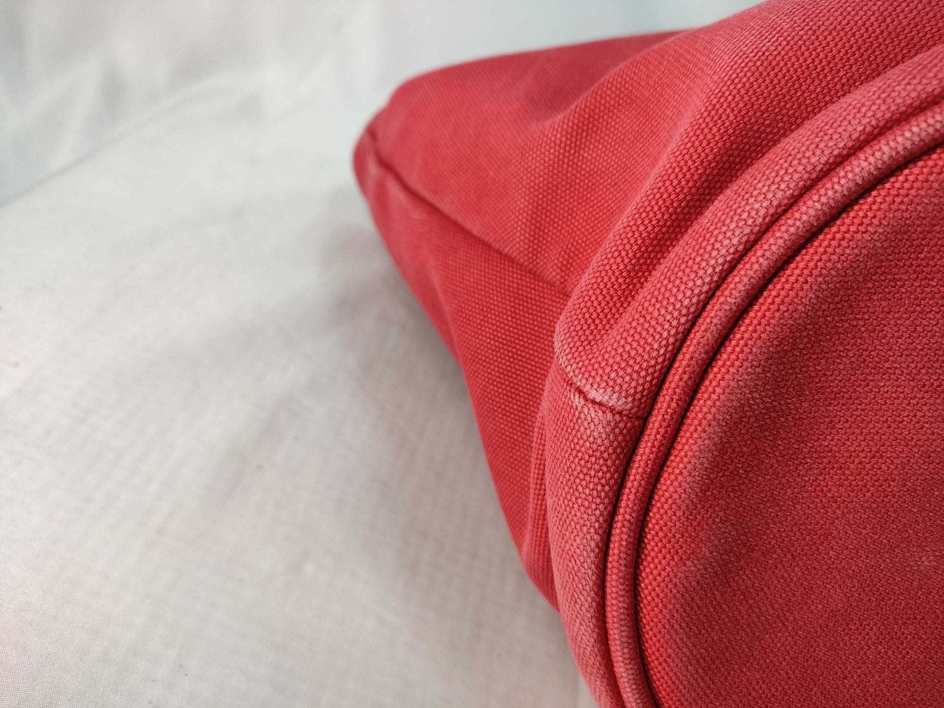 PRADA Prada Canapa 2-way shoulder bag, red, handbag