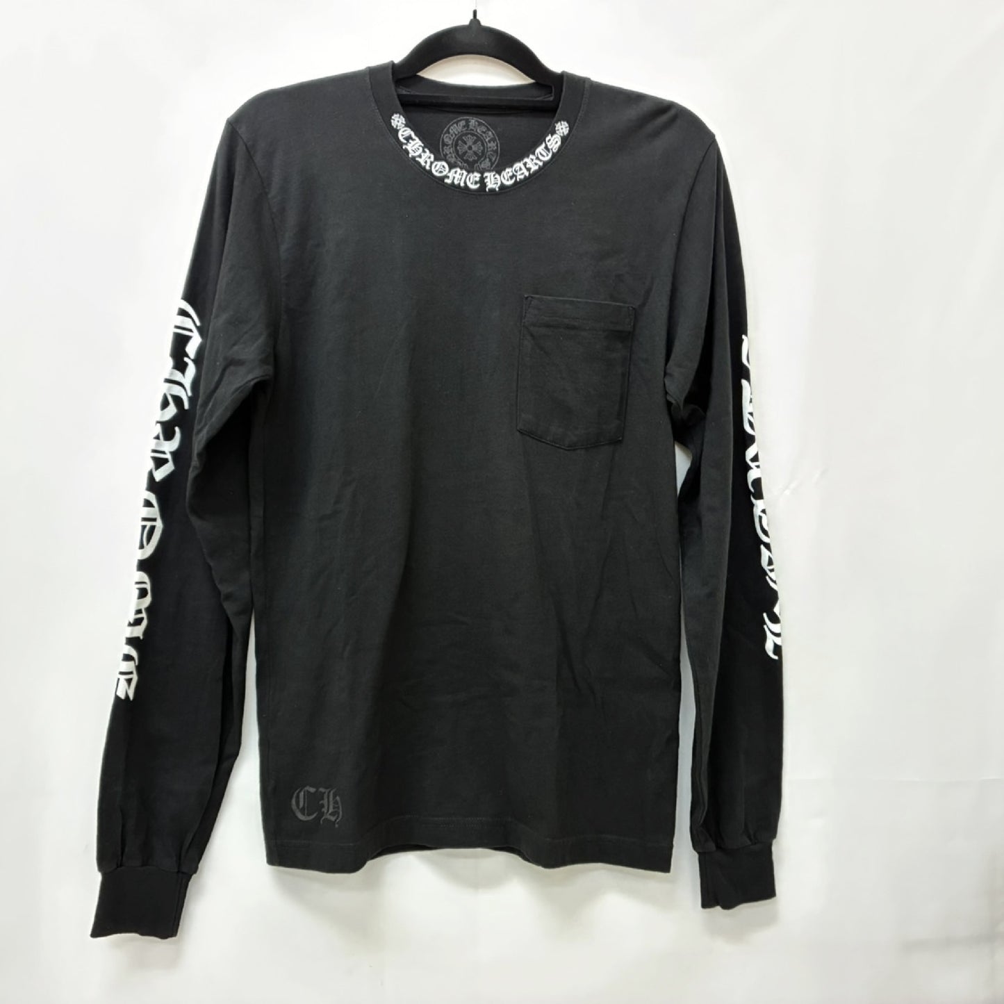 CHROME HEARTS Long T-shirt Black Tops