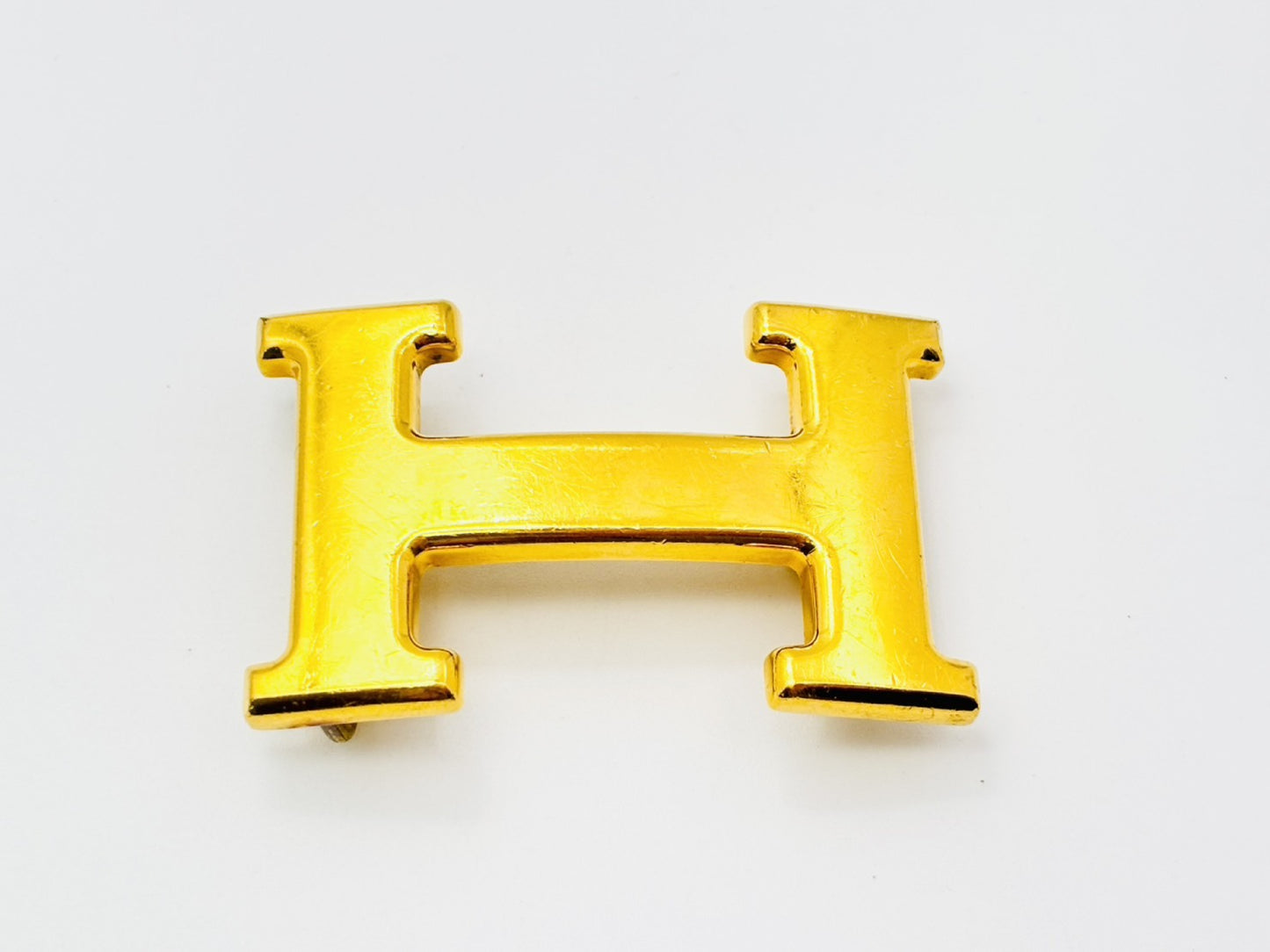 HERMES Constance H Belt with H Buckle, Gold, Other Accessories