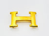 HERMES Constance H Belt with H Buckle, Gold, Other Accessories