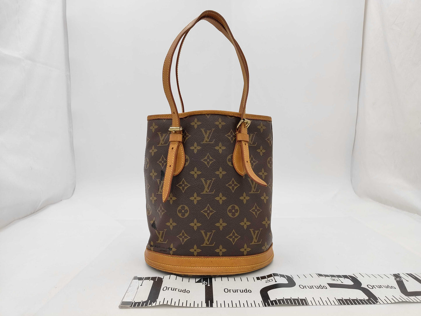 LOUIS VUITTON M42238 Petit Bucket PM Tote Bag