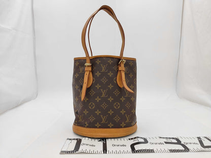 LOUIS VUITTON M42238 Petit Bucket PM Tote Bag