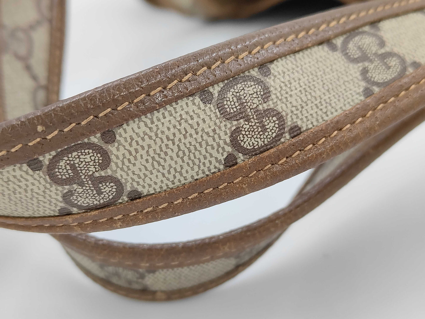 GUCCI 002 098 0057 GG Supreme W40cm Old Gucci Front Pocket Tote Bag