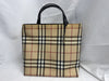 BURBERRY PVC Canvas Check W27H26D10 Tote Bag