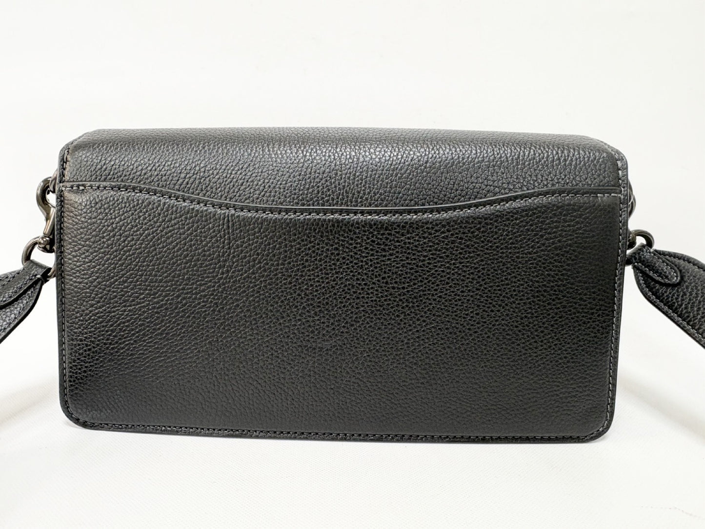 COACH Tabby 26 B2322-CH857 Shoulder Bag in Black Grab-Tanned Leather