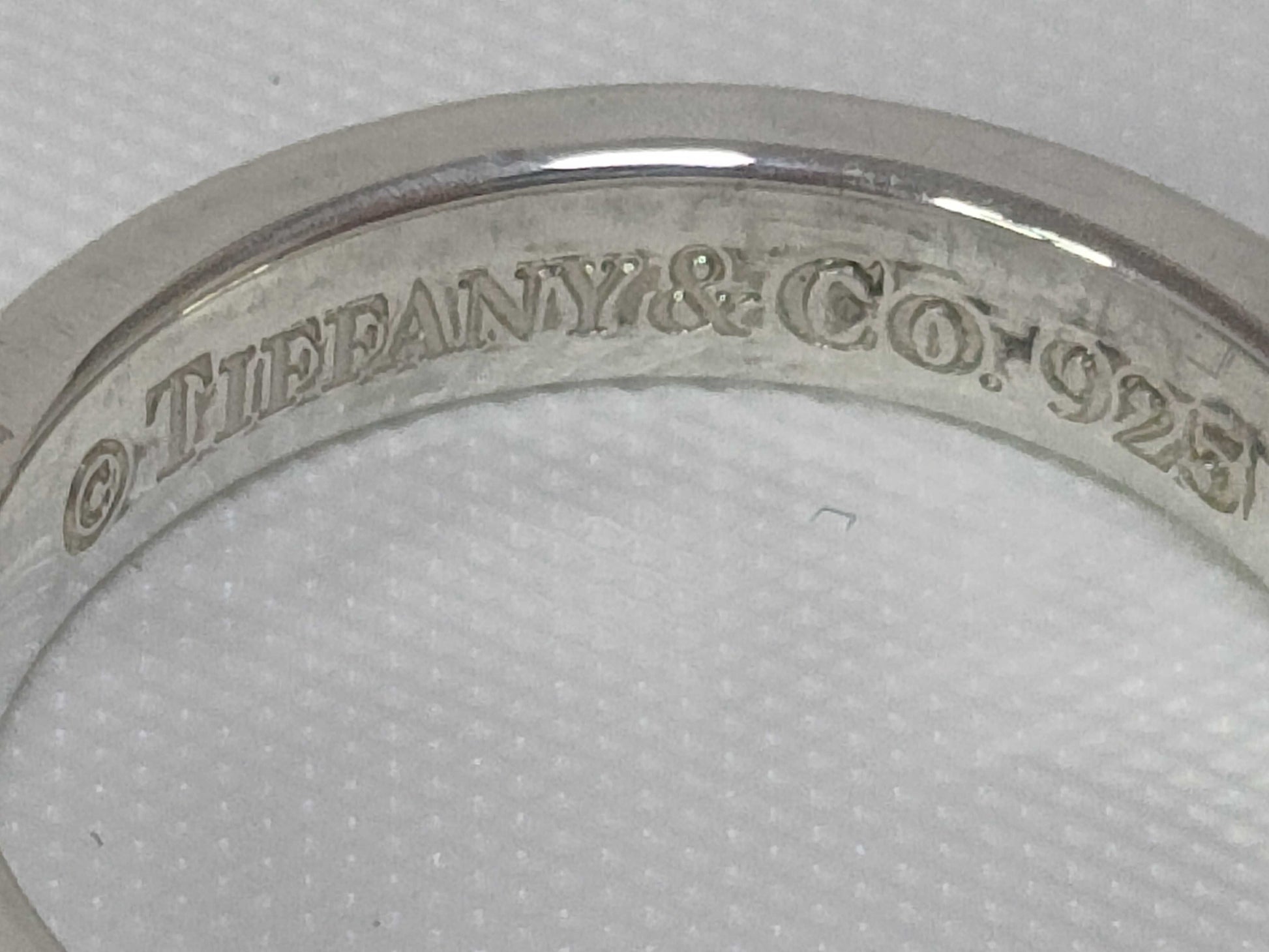 Tiffany & Co. 1837 Narrow Slim 925 Silver Ring