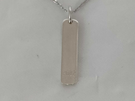 Tiffany & Co. Necklace GO WOMEN 2012 Bar 925 Silver Necklace